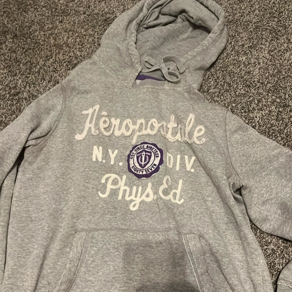 aeropostale grey hoodie